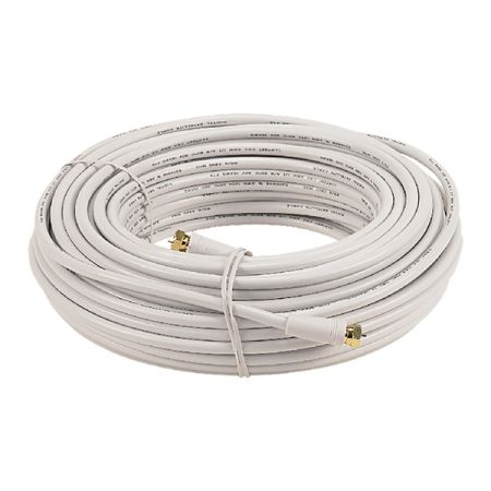 RCA RCAVHW112RV 50FT RG6 COAX CABLE WHT